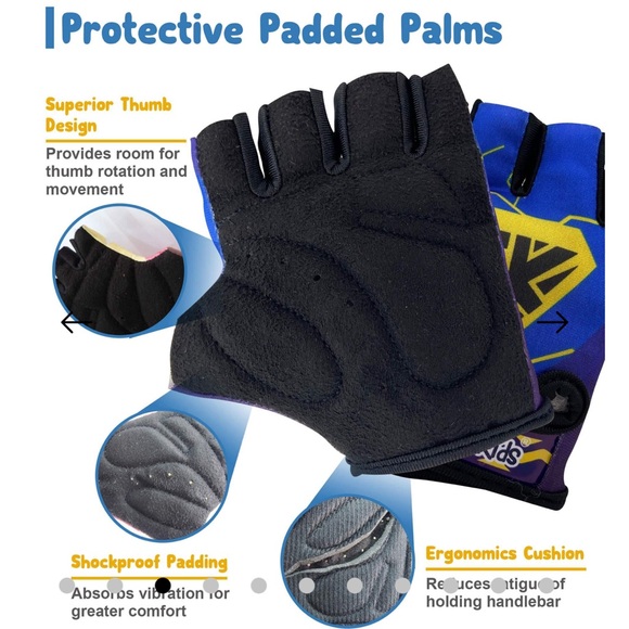 NWT Simply Kids Bike Gloves - Picture 4 of 4